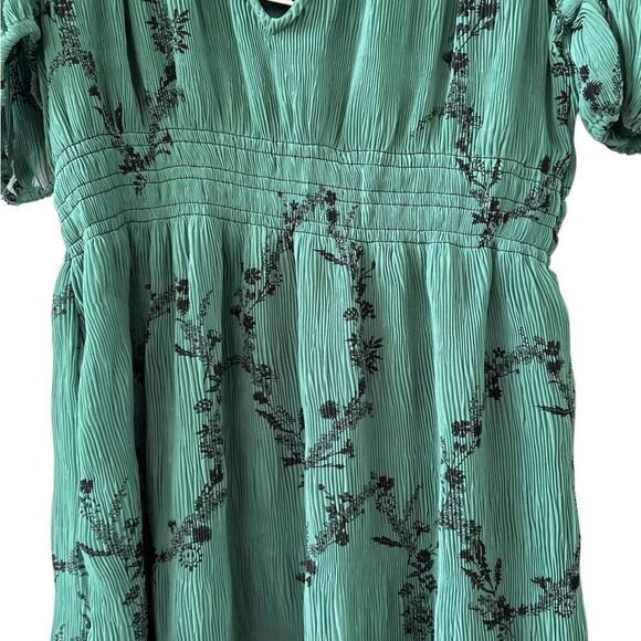 GANNI Georgette Micro Pleated Mini Dress - Picture 4 of 9